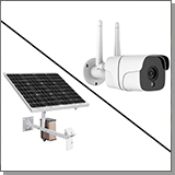 Комплект 3G/4G камеры видеонаблюдения на солнечных батареях «Link Solar NC210G-60W-40AH»